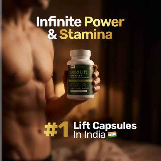 Bold™ Lift Capsules - Men’s Daily Vitality, Power & Stamina | Ashwagandha & Shilajit