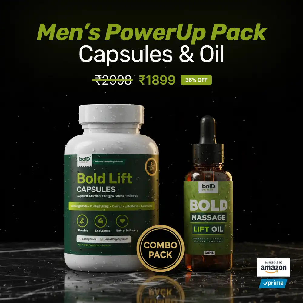 BOLD Lift Combo - Oil & Capsule Pack (30 ML + 30 Capsules)